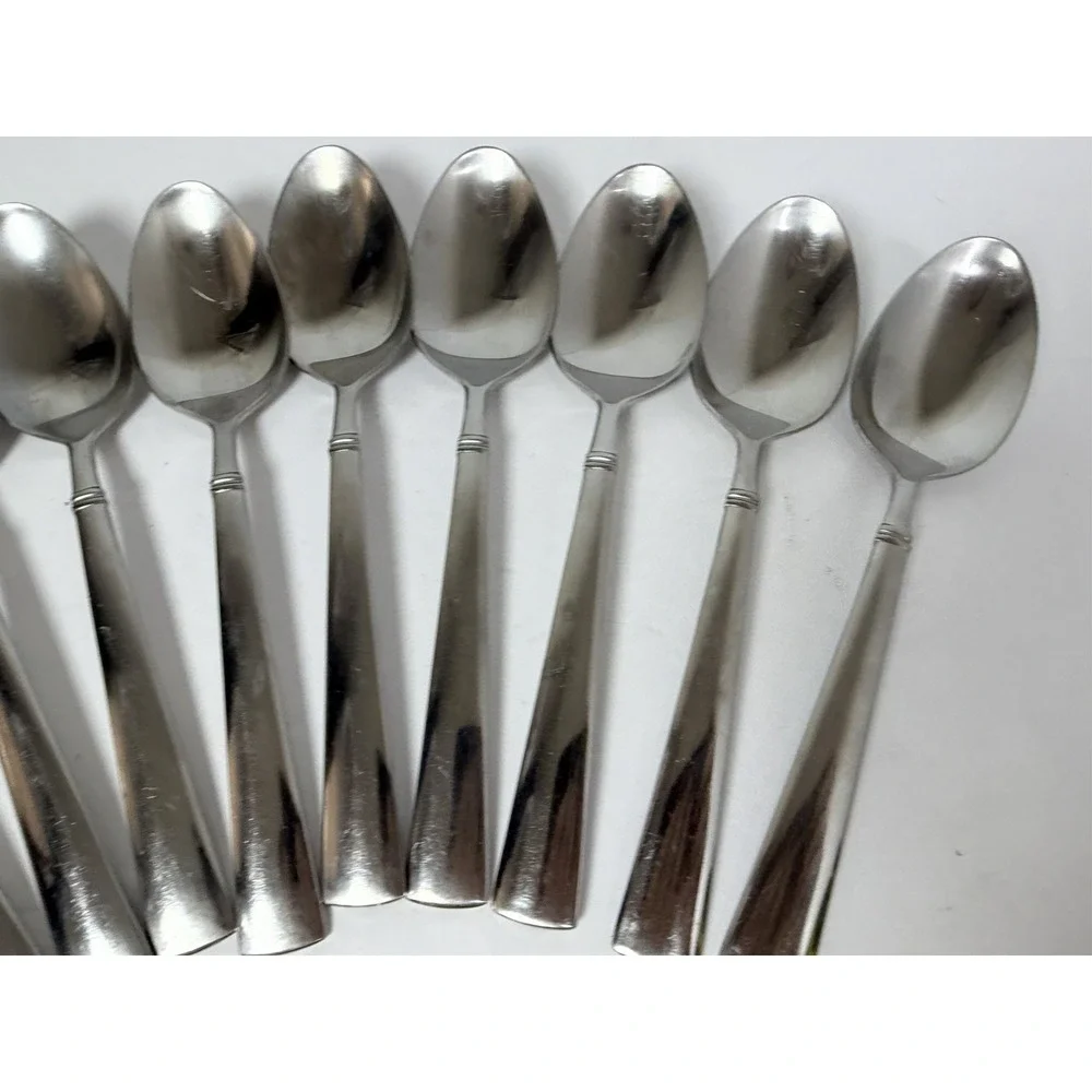 Reed & Barton Stainless Perspective Set of 11 Soup Spoons